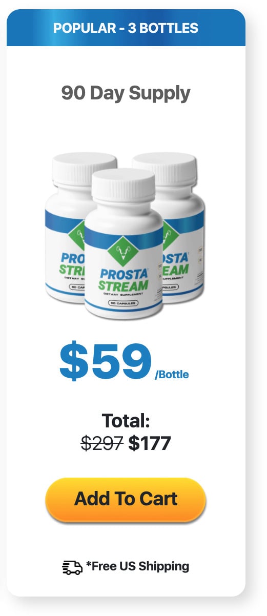 ProstaStream 3 bottles