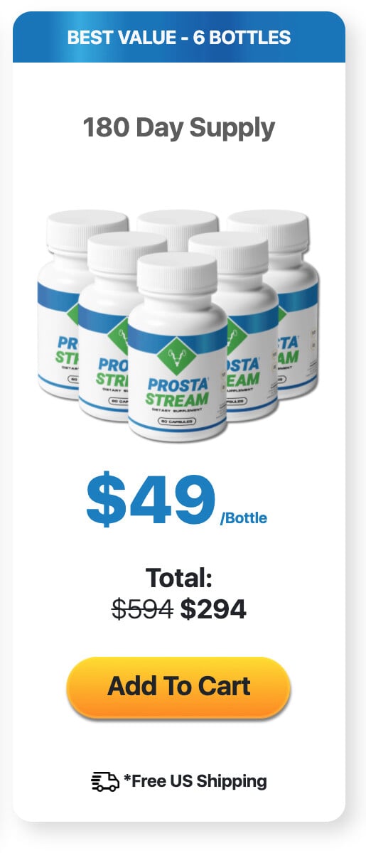 ProstaStream 6 bottles